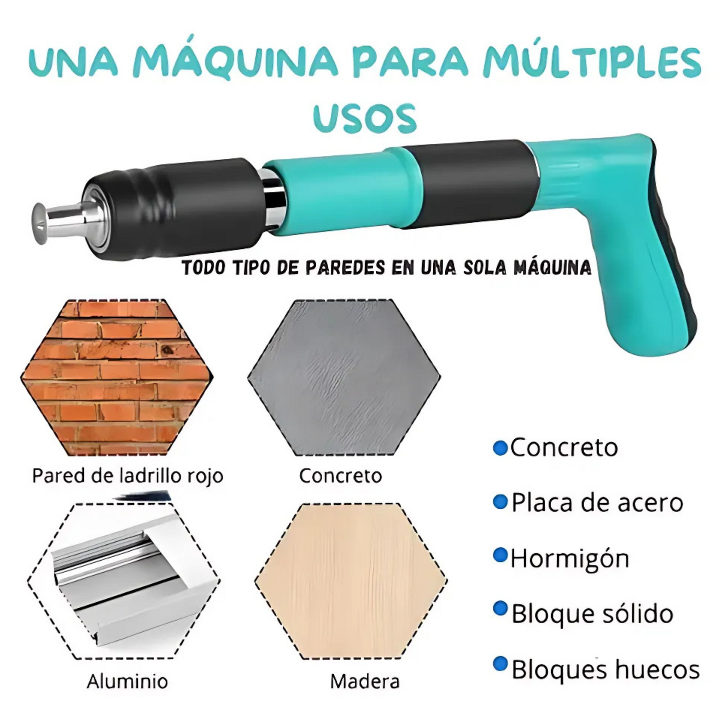 Pistola De Clavos Neomatica Manual